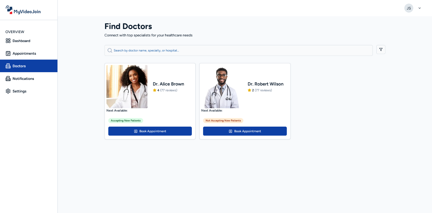MyVideoJoin application - 6 mvj-doctors (3)